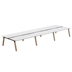 OL Plantation 6 Users Double – Sided Desk